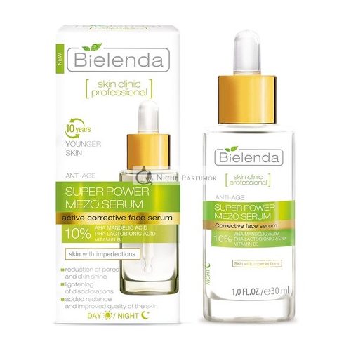 Bielenda Skin Clinic Professionelles Aktiv Korrigierendes Anti-Age Gesichtsserum 30ml