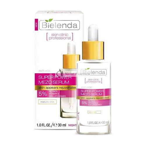 Bielenda Mezo Verjüngendes Anti-Aging Serum mit Retinol und Vitamin E