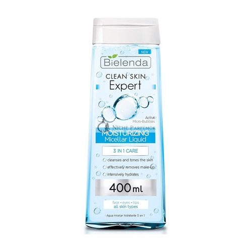 Bielenda Clean Skin Expert 3 az 1-ben Nyugtató Micellás Víz 400ml