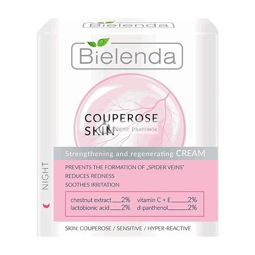 BIELENDA Éjszakai Krém Couperose Bőrre, 50ml