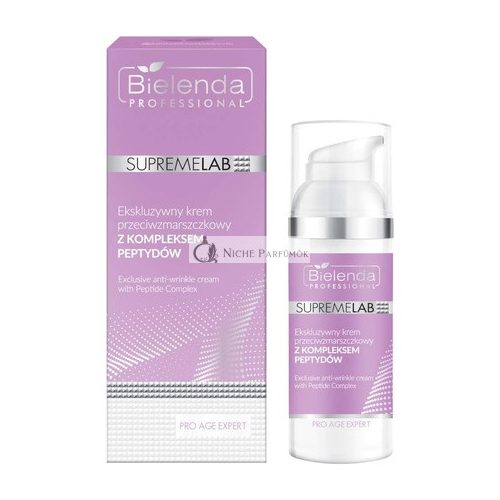 Bielenda Professional Supremelab Pro Age Expert Exklusive Anti-Aging-Creme mit Peptidkomplex, 50ml