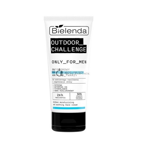 Bielenda Nur für Männer Outdoor Challenge Feuchtigkeitsspendende und Beruhigende Gesichtscreme 50ml