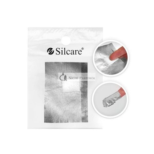 Silcare Hybrid Entferner-Pads Aluminiumfolie - 100 Stück