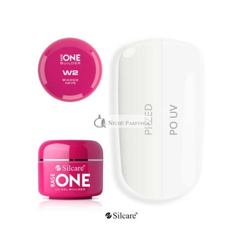 Silcare Base One Gel Köröm Építő UV Bianco W2 Neve