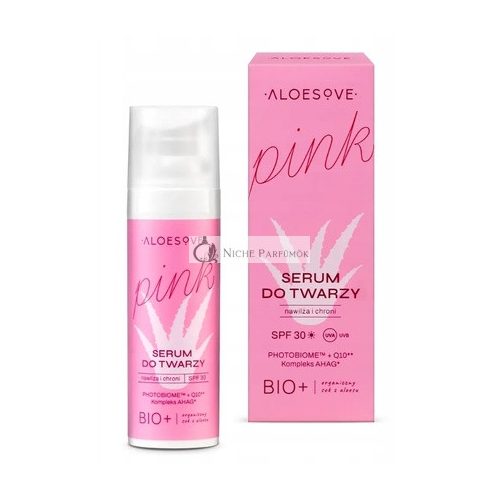 Aloesove Pink Serum Az Arcra Erősen Hidratáló Nappali SPF 30, 30 ml