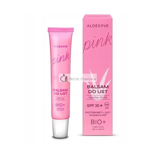 Aloesove Pink Lippenbalsam regenerierend und schützend SPF 30, 15 ml