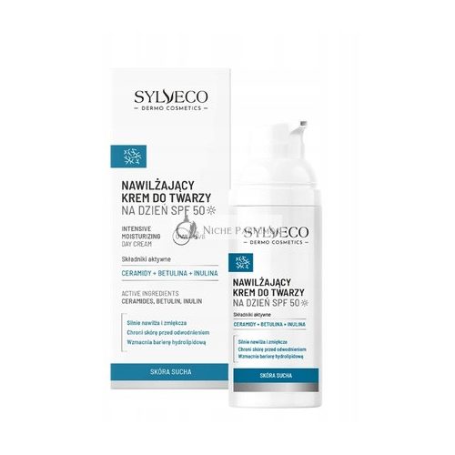 Sylveco Dermo Skin Száraz Hidratáló Arckrém Napfényvédő 50 - 50 ml