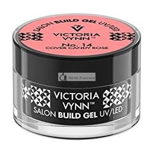 Victoria Vynn Nail Salon Builder Gel UV LED Borító Candy Rose, 15ml