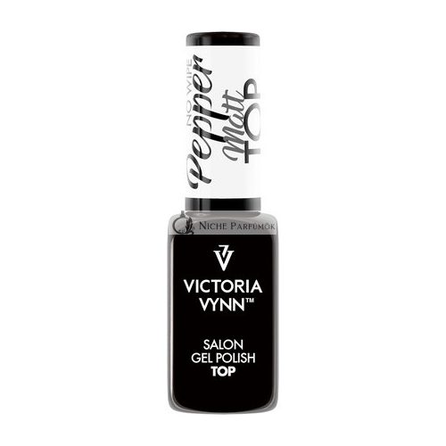 Victoria Vynn Gel-Lack Top Matt Pepper No Wipe UV Led Gel-Lack Top 8ml Schwarz