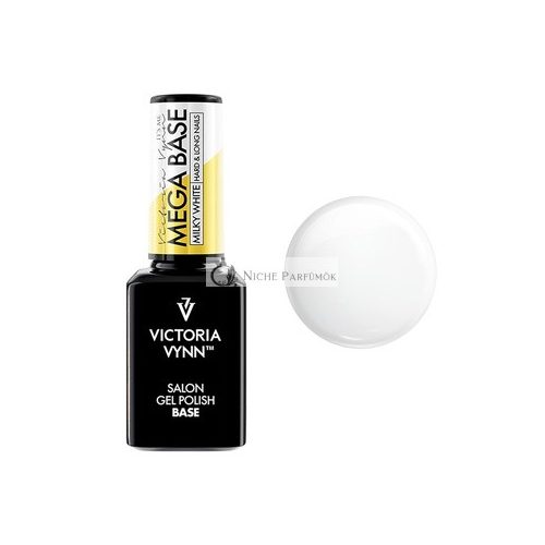 Victoria Vynn Mega Base Milchweiß Unterlack für Starke & Lange Nägel UV Led Hybrid Gel Nagellack 15ml