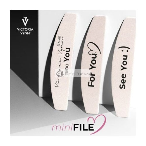 Victoria Vynn Mini-Nagelfeilen 180/240 für UV/LED-Gel-Lack-Maniküre - Packung mit 25