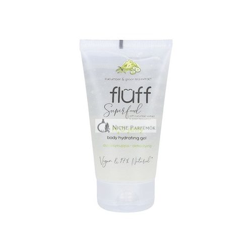 Fluff H2o Detox Gel Víz Uborka Zöld Tea, 150ml