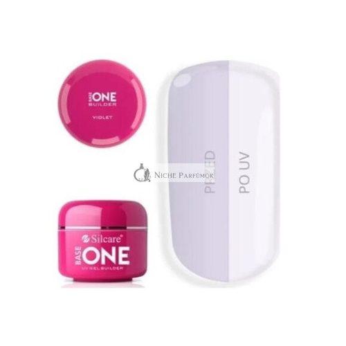 Silcare Gel Base One Nagelaufbaugel Violett, 15g