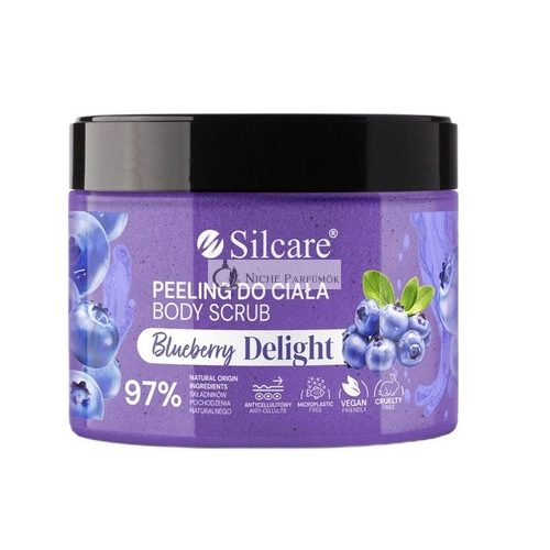 Silcare Testápoló Peeling Áfonyás Élvezet, 350ml