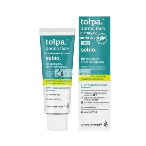 Tolpa Dermo Face Sebio BB Mattierende Korrekturcreme mit SPF 30, 40ml