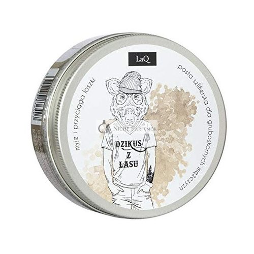 LaQ Tisztító Peeling Shea Vajjal és Aktivált Szénnel, 200ml