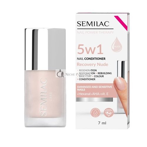 Semilac Köröm Kondicionáló 5in1 Recovery Nude, 7ml