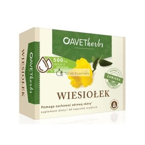 Avet Herbs Premium Nachtkerzenöl 60 Weichkapseln,