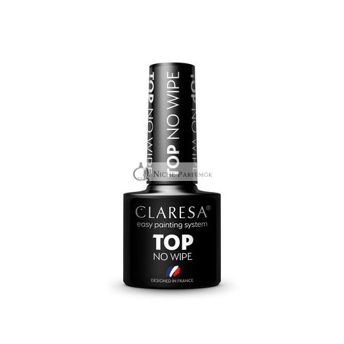 Claresa No Wipe Top Coat a Hybrid Körömlakkhoz 5ml