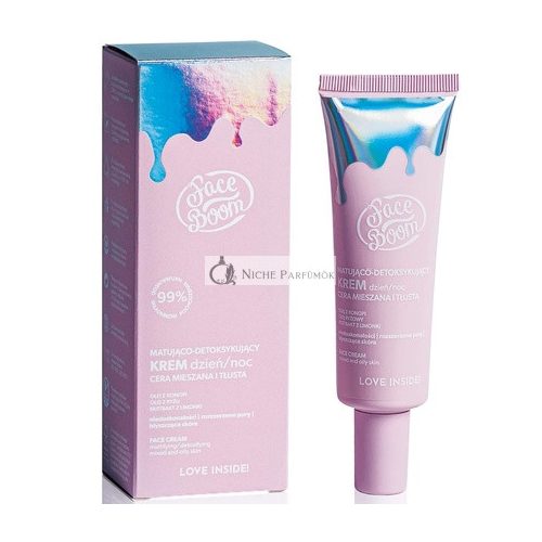 BB FaceBoom Mattifying Detox Krém Nap/Nap - Kombinált/Zsíros Bőrre, 50ml