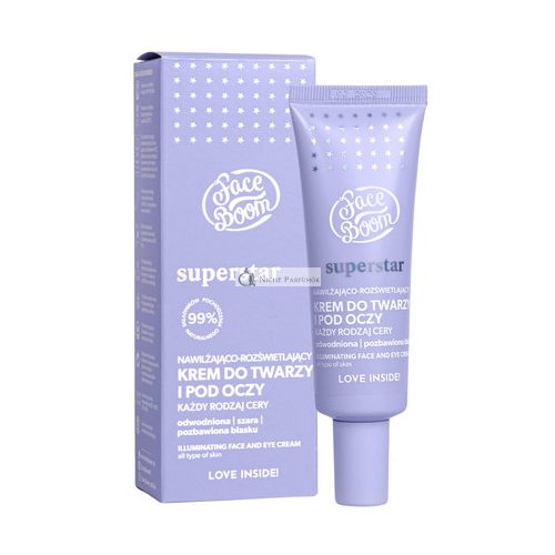 Bielenda Superstar Arc- és Szemkrém - Hidratáló és Világosító, 50ml