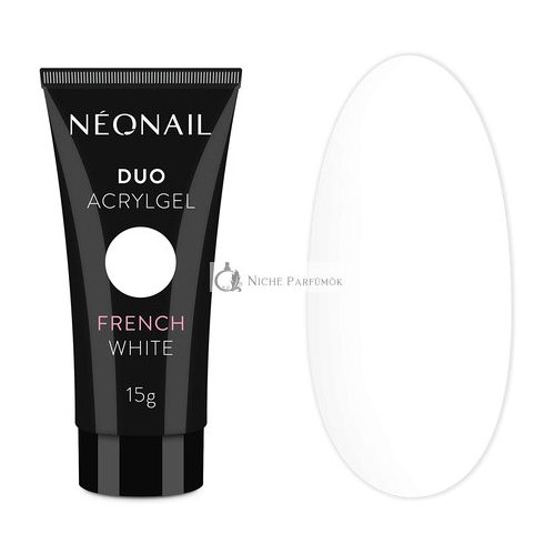 Neonail Duo Acrylgél Építő- és Hosszabbító Gél Francia Fehér, 15g