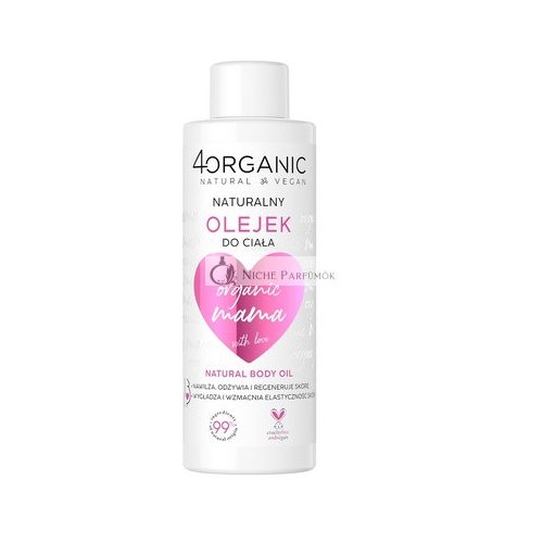 4organicmama Natürliches Körperöl, 125ml