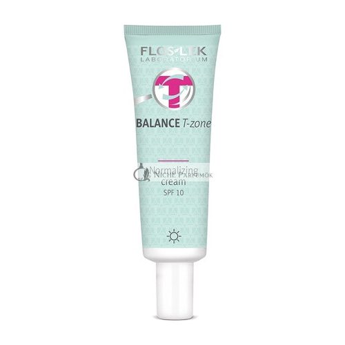 FLOSLEK Tagescreme für Mischhaut 50ml BB Creme mit SPF Vegane Makeup Basiscreme für Unreinheiten