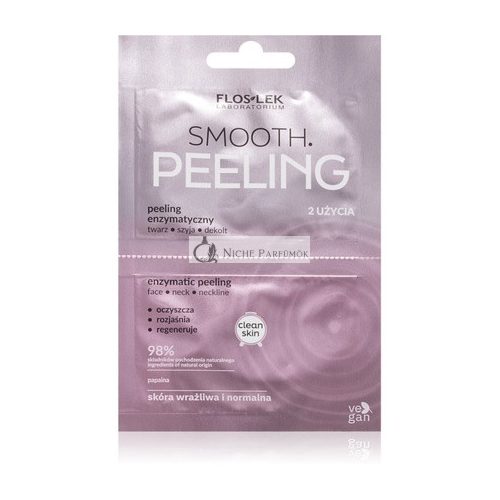 pSMOOTH enzymatisches Peeling für Gesicht, Hals und Dekolleté - für empfindliche und normale Haut