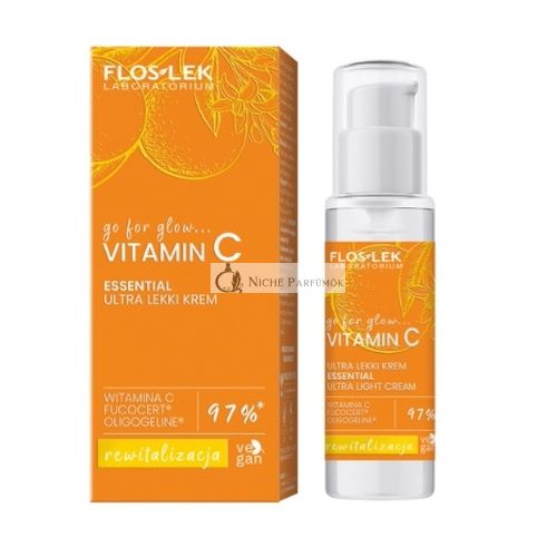 Floslek Laboratorium Go For Glow Vitamin C Ultra Light Krém Nappali és Éjszakai 30ml