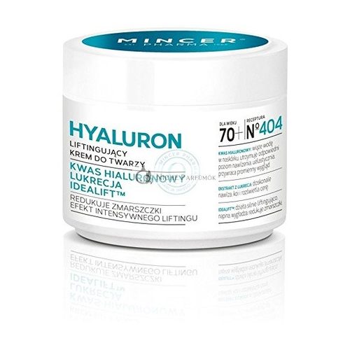 Mincer Pharma HYALURON Anti-Aging Tagescreme mit Hyaluronsäure und Süßholz Matrixyl 70 + 50ml