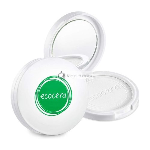 ECOCERA Reis Kompaktpuder 10g - Hypoallergen, Natürlich, Vegan, Transparenter Gesichtspuder