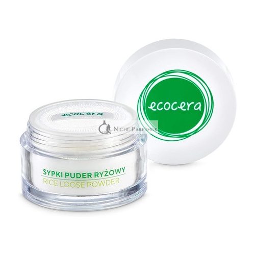 ECOCERA Reis Lose Puder für fettige und Mischhaut hypoallergen transparenter leichter Puder