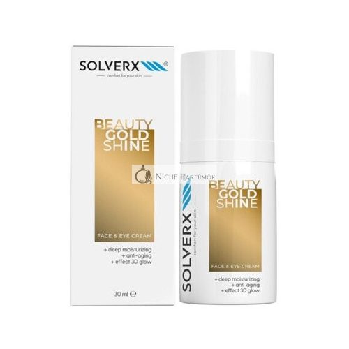 Beauty Gold Shine Arc- és Szemkrém, 30 ml