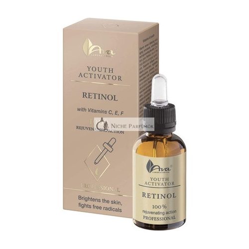 Ava Laboratorium Jugendaktivator Retinol Gesichtsserum mit Vitaminen C, E und F 30ml