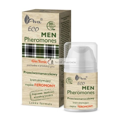 Ava Laboratorium Eco Men Pheromonok Elleni Ránctalanító Arckrém Aktiváló Pheromonokkal, 50ml