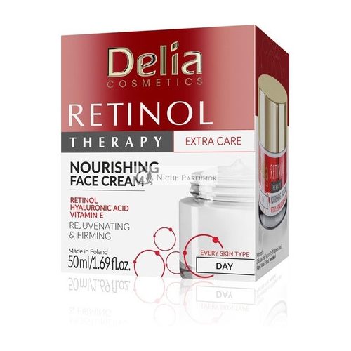 Delia Cosmetics Retinol Terápiás Arckrém Minden Bőrtípusra, 50 ml