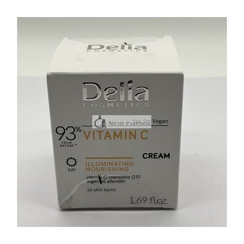 Delia Cosmetics C-vitaminos Világosító Tápláló Nappali Krém