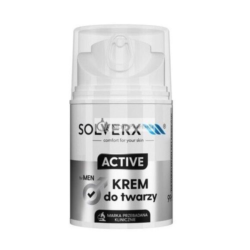 Aktive Gesichtscreme für Männer 50ml SOLVERX