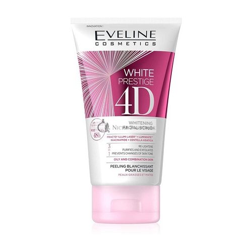 Eveline White Prestige 4D Whitening Arckrém, 150ml