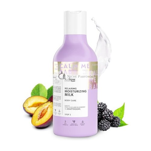 So!Flow Entspannende Körpermilch mit Brombeere und Pflaume mit nährendem Squalan und Rhodiola Rosea Extrakt, 200 ml