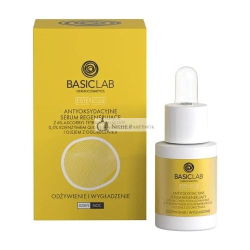 Basiclab Antioxidatives Regenerationsserum Ernährung und Glättung 30ml Bio-Gesichtsserum Naturkosmetik