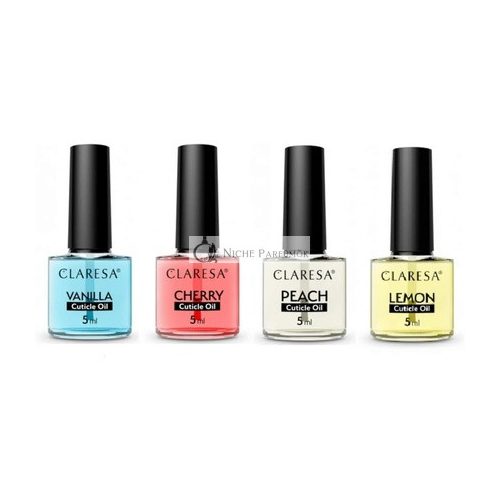 Claresa Nagelpflege Nagelhaut Conditioner 5ml, mit Vanille-, Kirsch-, Zitrone- und Pfirsichduft