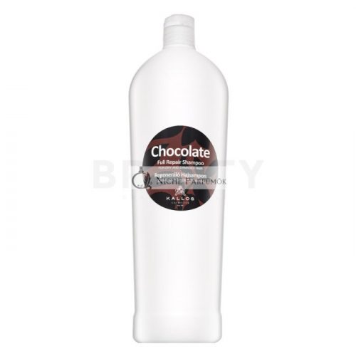 Kallos Chocolate Full Repair Shampoo erősítő sampon nagyon sérült hajra 1000 ml