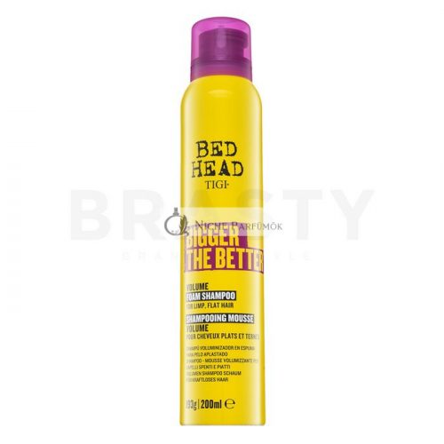 Tigi Bed Head Bigger The Better Volume Foam Shampoo erősítő sampon volumenért és a haj megerősítéséért 200 ml