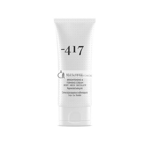 -417 Totes Meer Kosmetik Aufhellende und straffende Creme für Körper, Hals und Dekolleté, 100ml