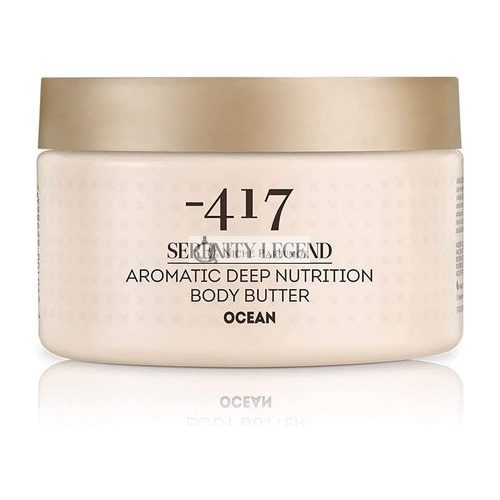 -417 Ocean Aromatische Körperbutter Glättende Feuchtigkeitspflege mit Sheabutter und Totes Meer Salz für trockene Haut