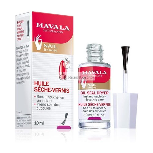 MAVALA Ölversiegeler, 10ml, Klare Nagelpflege mit Kokosöl und Vitamin E