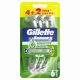 Gillette Sensor3 Sensitive Einweg-Rasierer Comfortgel Lubrastrip - Packung mit 6