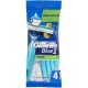 Gillette Blue II Plus Slalom Einwegrasierer - 4er Pack